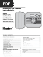 Download Hunter Pro-C Sprinkler System by nightfusion SN132444920 doc pdf