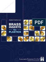 Brass Inserts For Plastics
