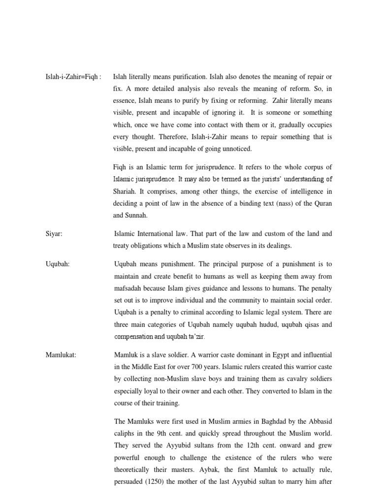 Definition Usul Fiqh Pdf Sharia Islamic Fundamentalism