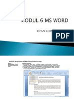 Modul 6 Word