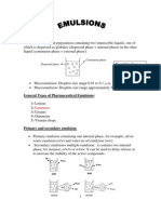 Emulsions