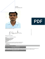 Score Information: Name Vasudevan S Registration Number 66472166 GATE Examination Paper Chemistry (CY)