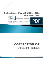 Collections: Unpaid Utility Bills and Tax Liens