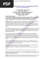 Download IGNOU AOM-01 Free Solved Assignment 2012 by lubeans SN132474733 doc pdf