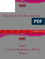 Presentation On General Banking & Plastic Money.......