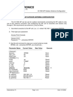 Teletronics: Xi-1500 Ap Outdoor Antenna Configuration