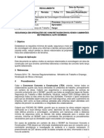 Procedimentos para Operadores de CB e Bombas