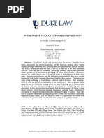 Download IS THE WHITE COLLAR OFFENDER PRIVILEGED63 DUKE LJ forthcoming 2013 by carlosbru SN132498751 doc pdf