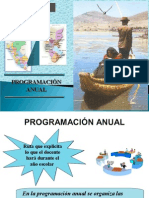 Programación Anual Educ. Rel. 2013