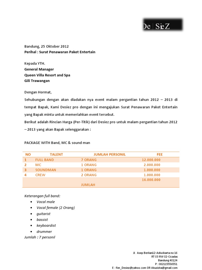 Download 94+ Contoh Surat Surat Penawaran Gratis