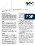 SPE84414 - Case Study Merging Modern Reservoir Characterization With Traditional Reservoir Engineering