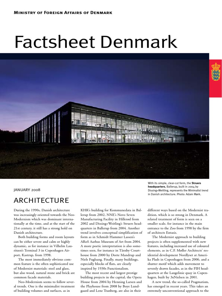 Factsheet Denmark: Architecture | PDF