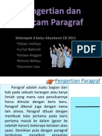 Pengertian Dan Macam Paragraf