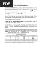 Continuous Probability Distribution