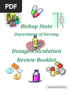 Download DosageCalculation Review Booklet  by clarkms SN132542489 doc pdf