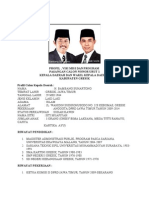 Profil Calon Bupati