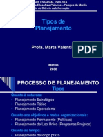 Tipos de Planejamento