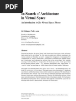 Or Ettlinger in Search of Architecture in Virtual Space