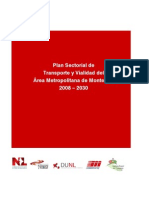 Plan Sectorial de Transporte y Vialidad 2008-2030