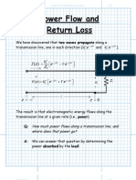 Power Flow and Return Loss