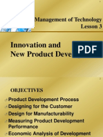 Management of Technology - 3 NPD