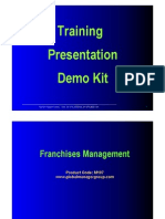 Demo of Franchise Management