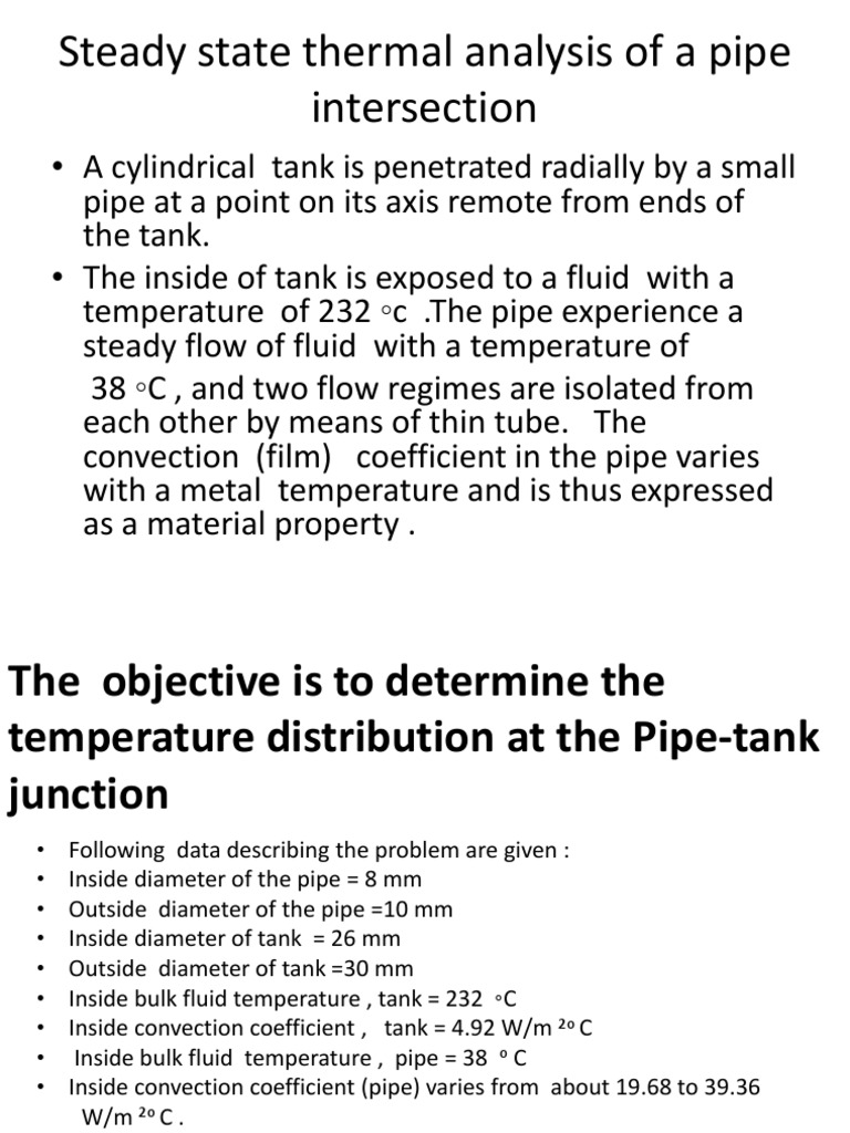 Thermal Analysis of Pipe Intersection | PDF | Fluid Dynamics | Convection