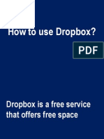 How To Use Dropbox, A Sample Tutorial