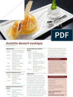R1202 Assiette Dessert Exotique