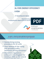 4th Industrialists Forum - The Potential for Energy Efficiency Solutions in KSA - 1215-1330