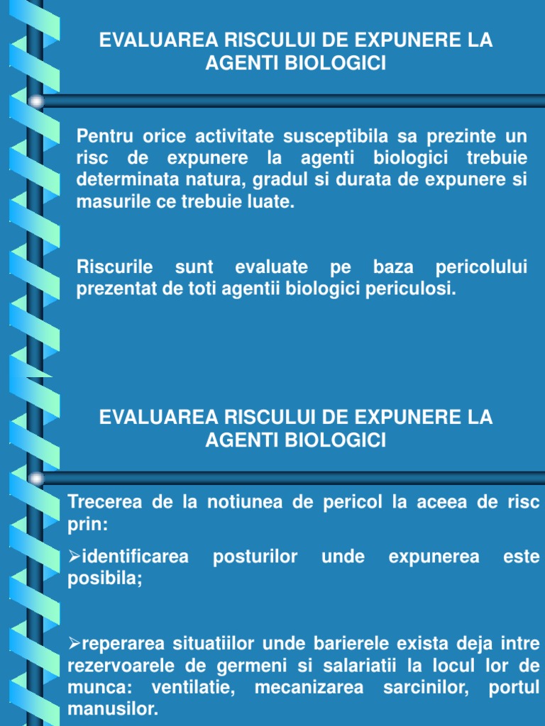 Evaluare Risc Biologic | PDF