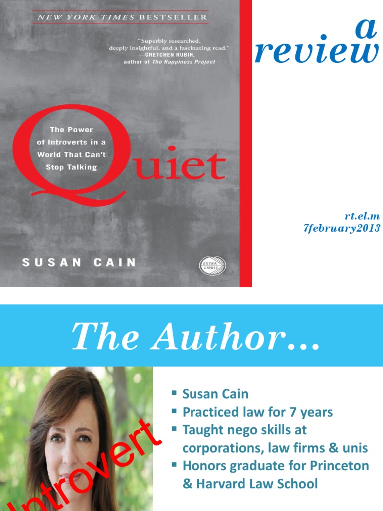 Book ReviewSusan Cain_Quiet The Power of Introverts in the World That
