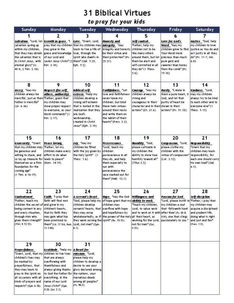 31-biblical-virtues-to-pray-for-your-children-calendar-form-pdf