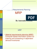 Material Requirements Planning: by Amrendra Kumar