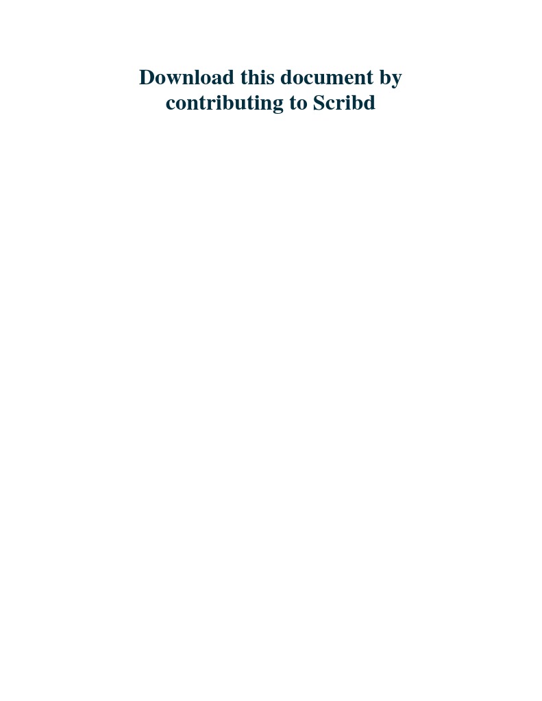 Download Document by Contributing to Scribd | PDF