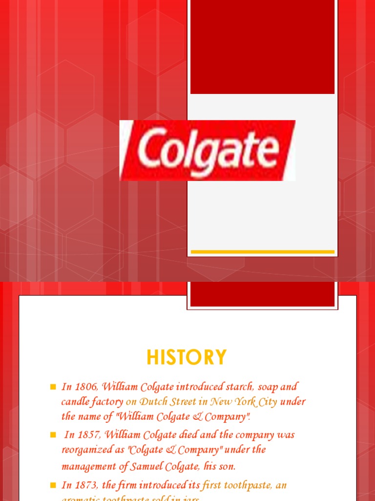 Colgate | PDF | Home & Garden