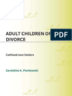 Geraldine K. Piorkowski Adult Children of Divorce Confused Love Seekers 2008