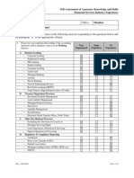 Self-Assessment Form Fin - Svcs