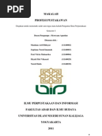 Download MakalahProfesiPustakawanbyMaulanaArifHIdayatSN132613742 doc pdf