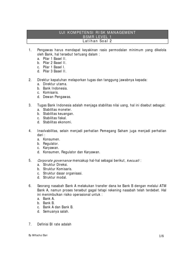 Soal Dan Jawaban Bsmr Level 2 IlmuSosial.id
