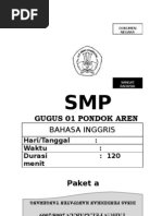Download Naskah Soal to 1 Bahasa Inggris by iin hermiyanto SN13261915 doc pdf