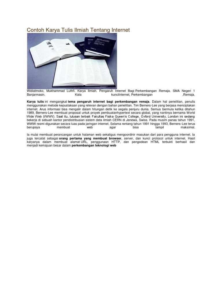 Pengaruh Internet pada Remaja | PDF | Komputer