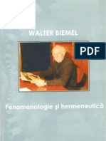 Fenomenologie si Hermeneutica