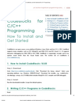 How to Install CodeBlocks and Get Started With C_C++ Programming