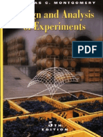 Design and Analysis of Experiments, 5th Edition (Douglas C. Montgomery)