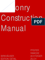 Masonry Construction Manual