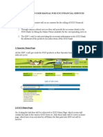 Service Design User Manual For Icici Financial Services Assumptions