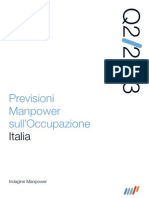 Manpower - Previsioni occupazione Q2/2013