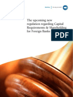 Capital Requirements Shareholding for Foreign Banks in India a Perspective