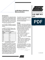 AVR000: Register and Bit-Name Definitions For The AVR Microcontrollers